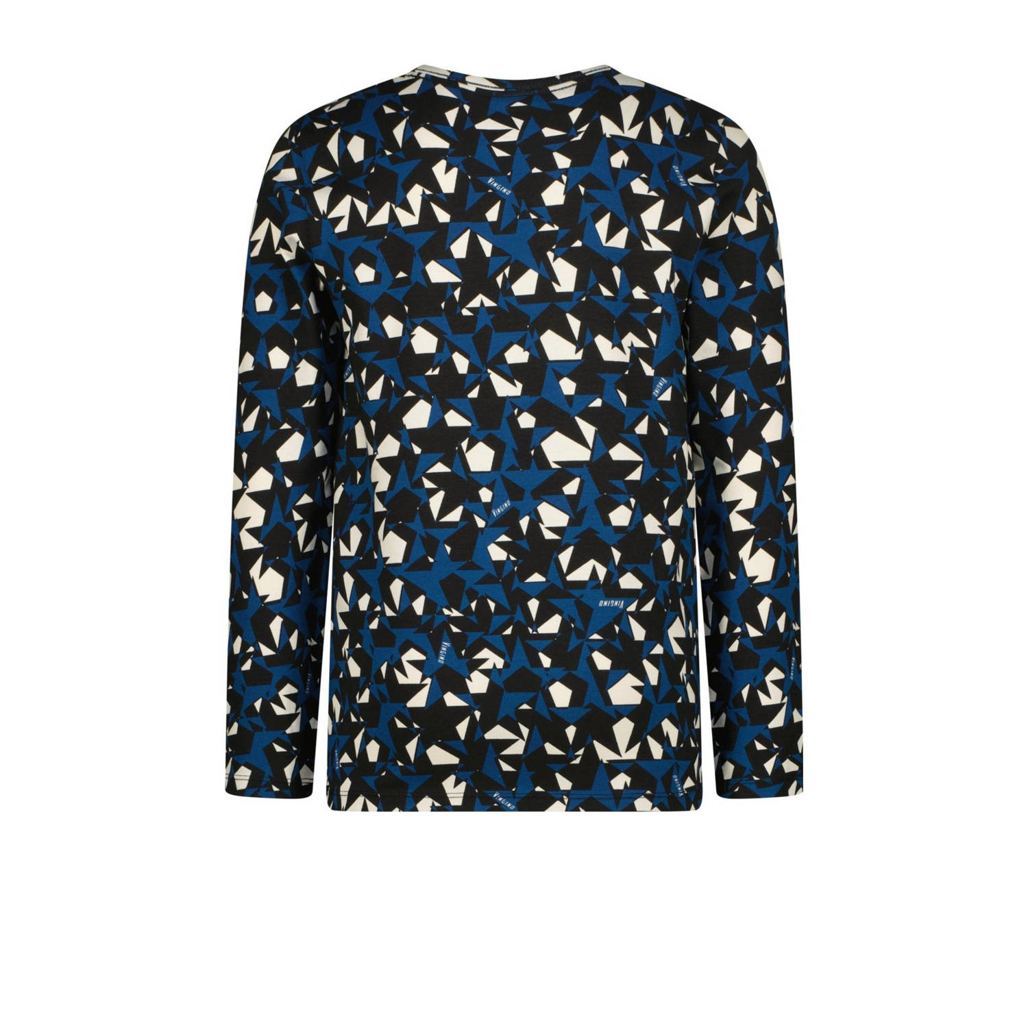 Vingino pyjama Warz met all over print zwart blauw