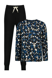 thumbnail: Vingino   pyjama Warz met all over print zwart/blauw