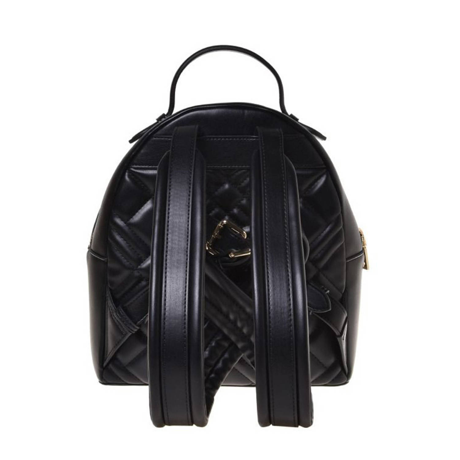 Love Moschino doorgestikte mini rugzak zwart