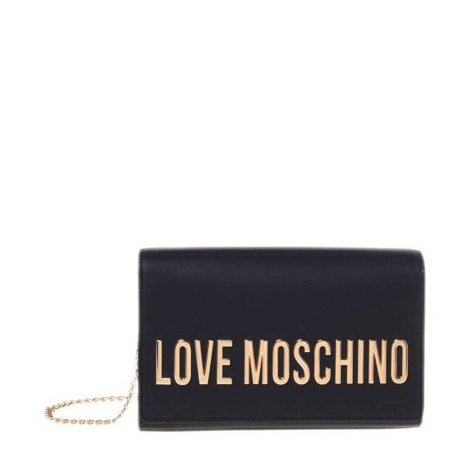 Moschino Zwarte Synthetische Dames Schoudertas Black Dames