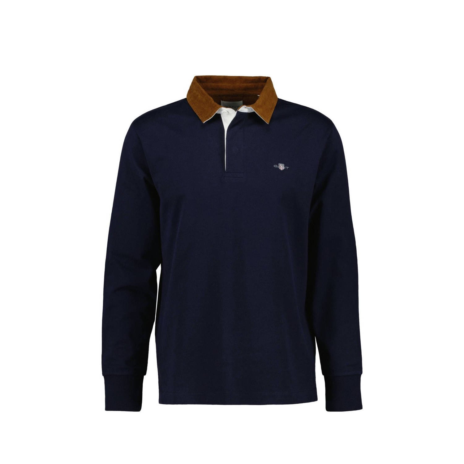 Gant Heavy Rugger Shield Corduroy Polo Navy