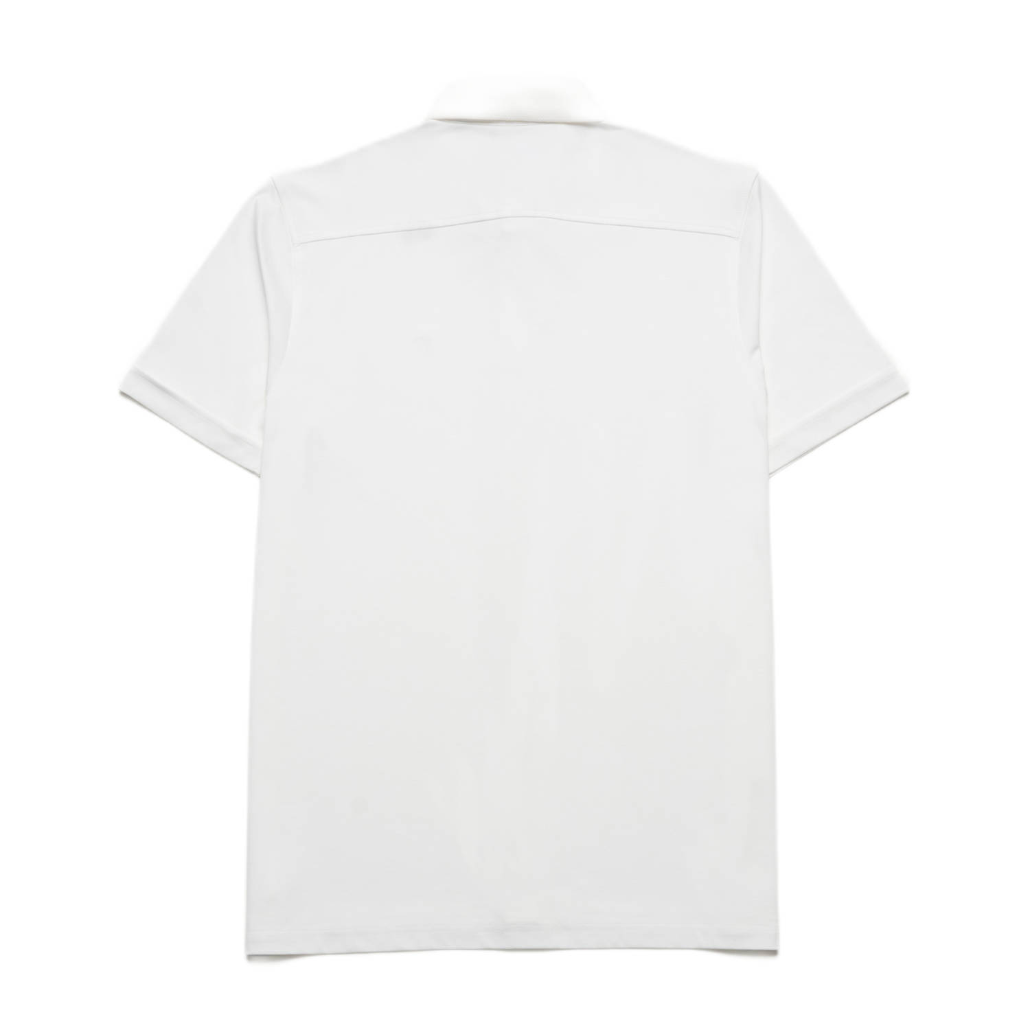 Campbell jersey casual overhemd wit
