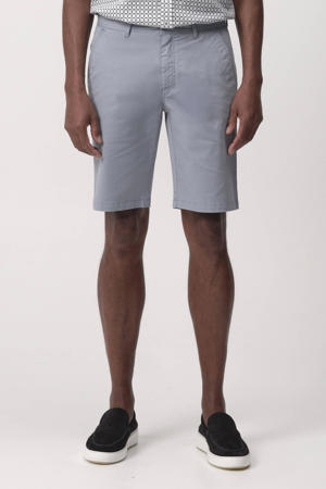 regular chino short grijsblauw
