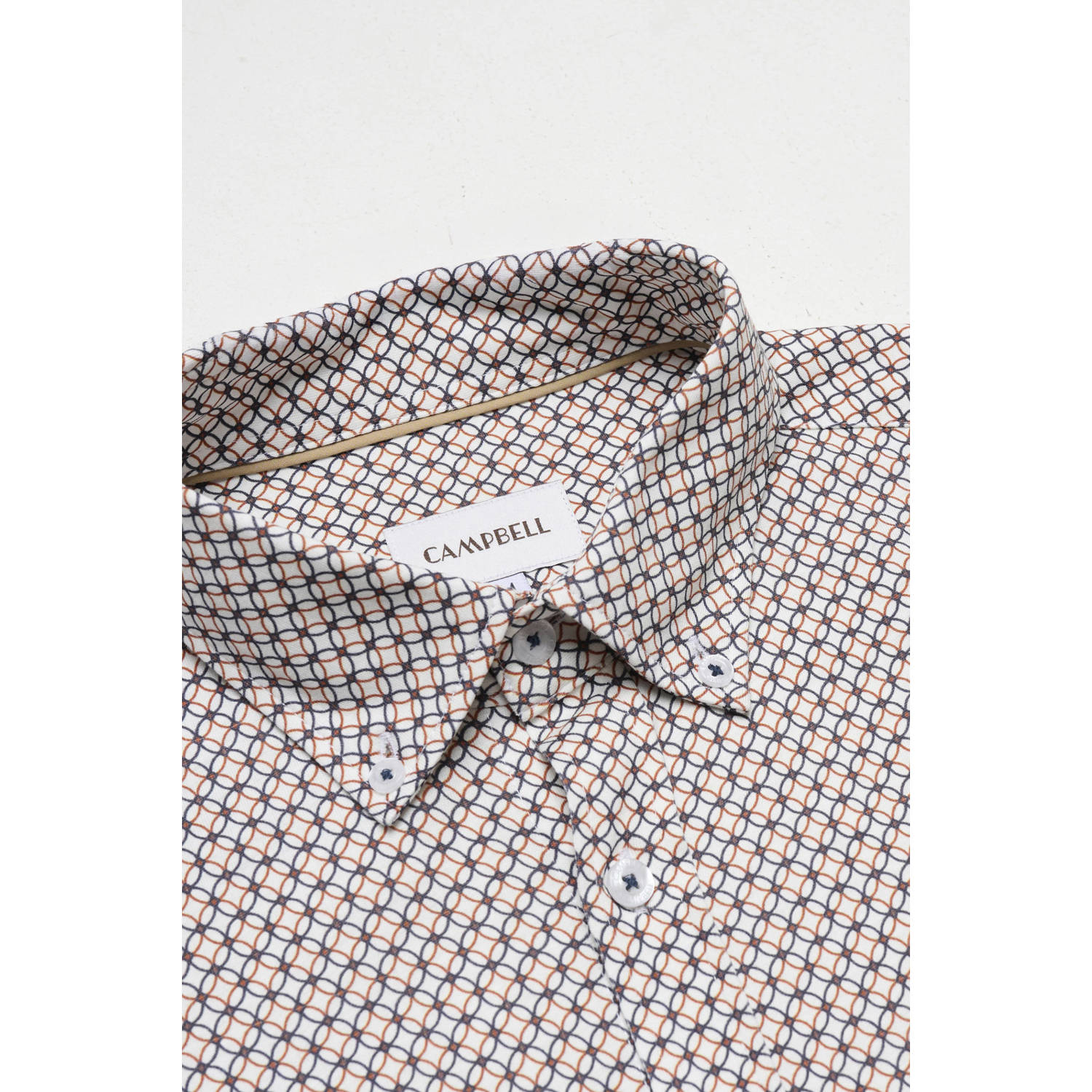 Campbell casual overhemd baked clay