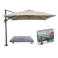 Garden Impressions Hawaii parasol - 3x3 m - incl. 90 kg parasolvoet en hoes