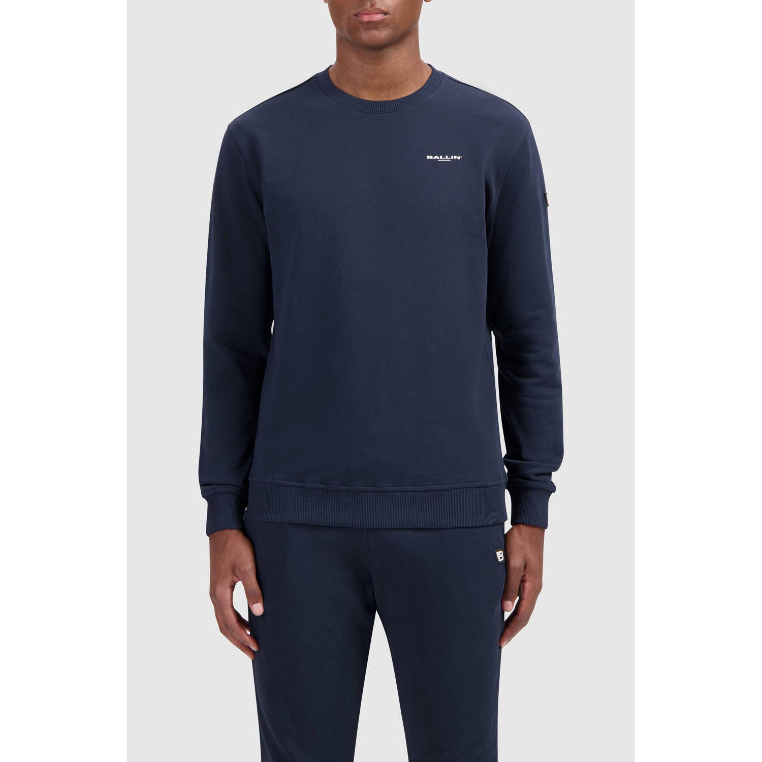 Ballin sweater donkerblauw