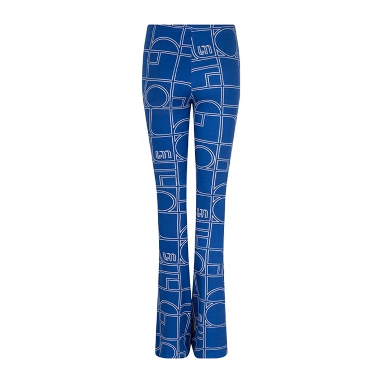 Lofty Manner flared broek blauw