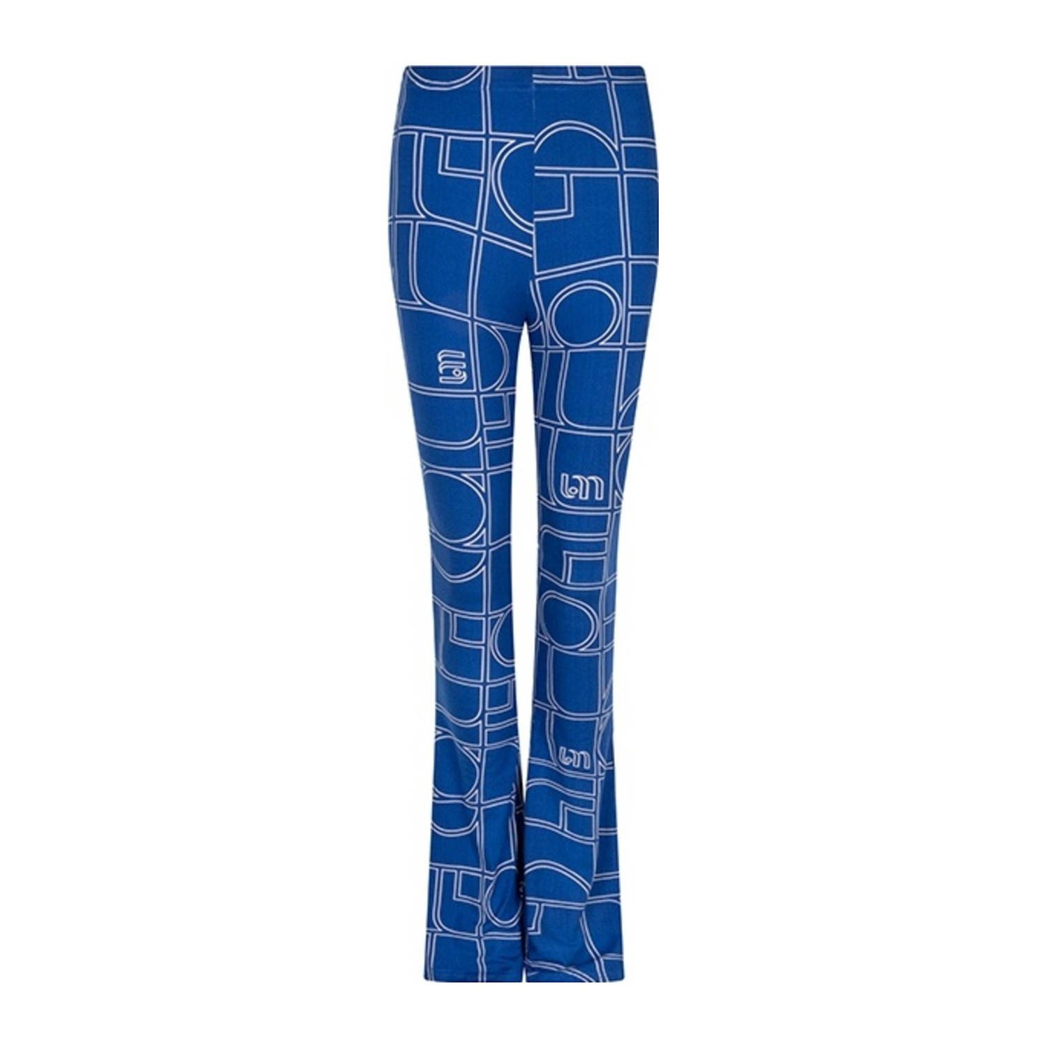 Lofty Manner flared broek blauw