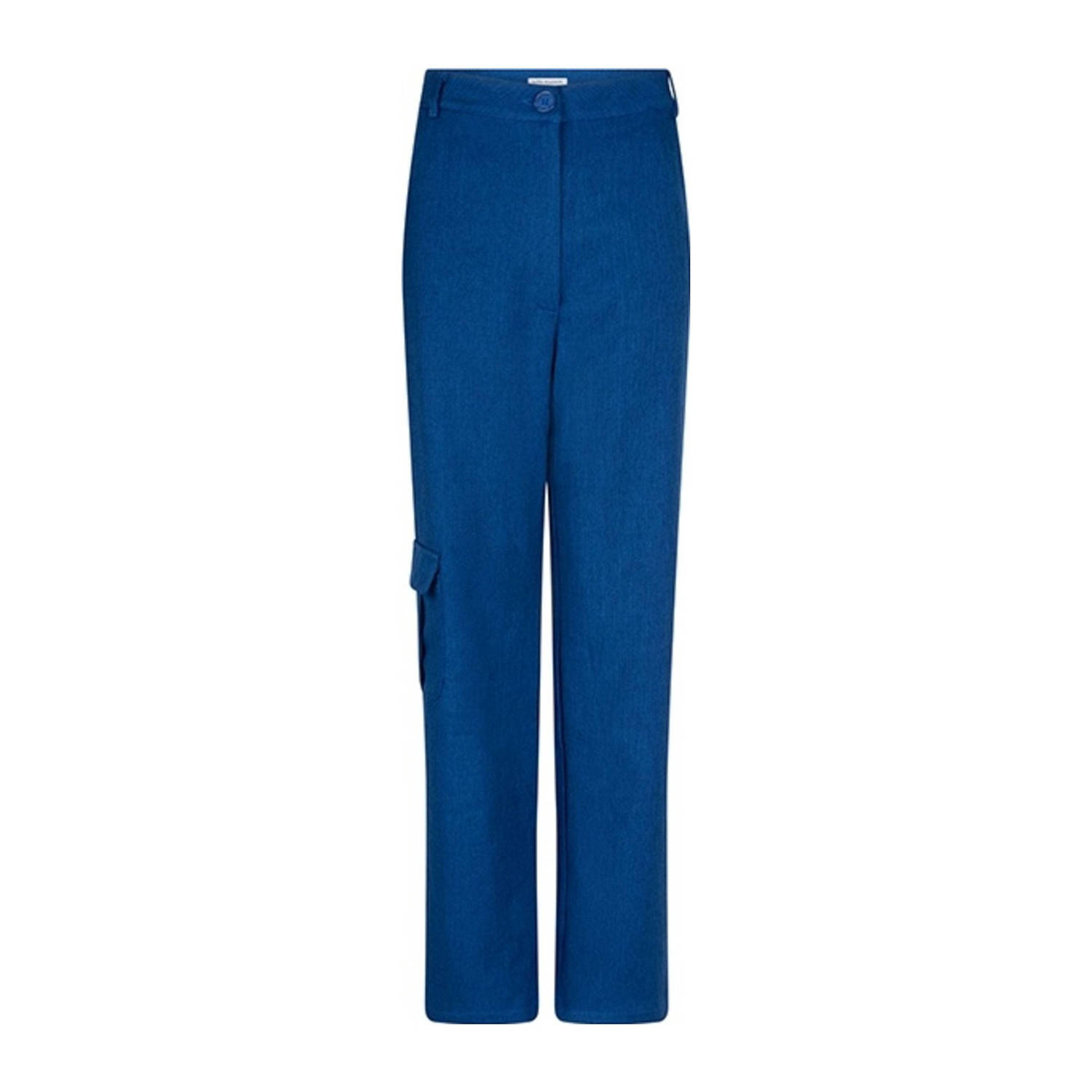 Lofty Manner straight broek blauw