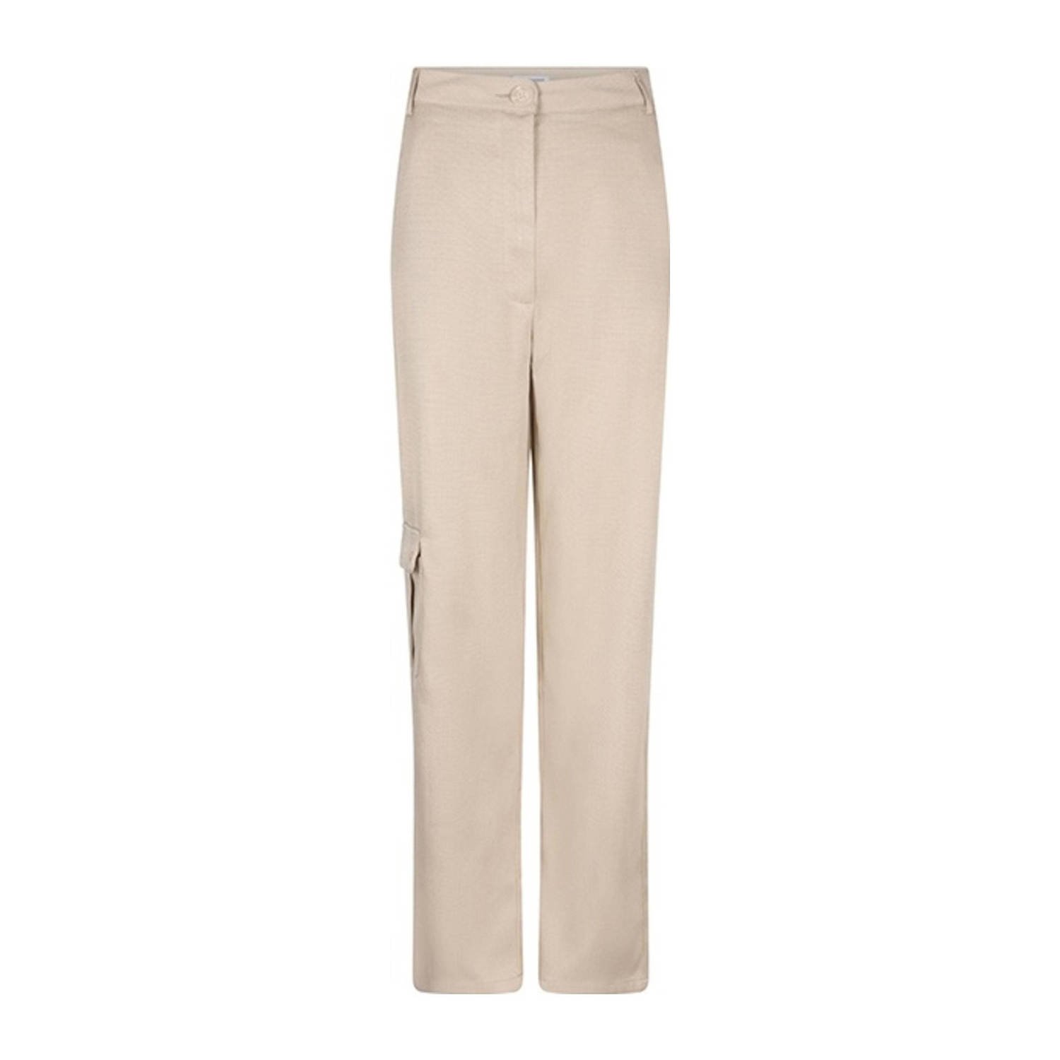 Lofty Manner straight broek beige