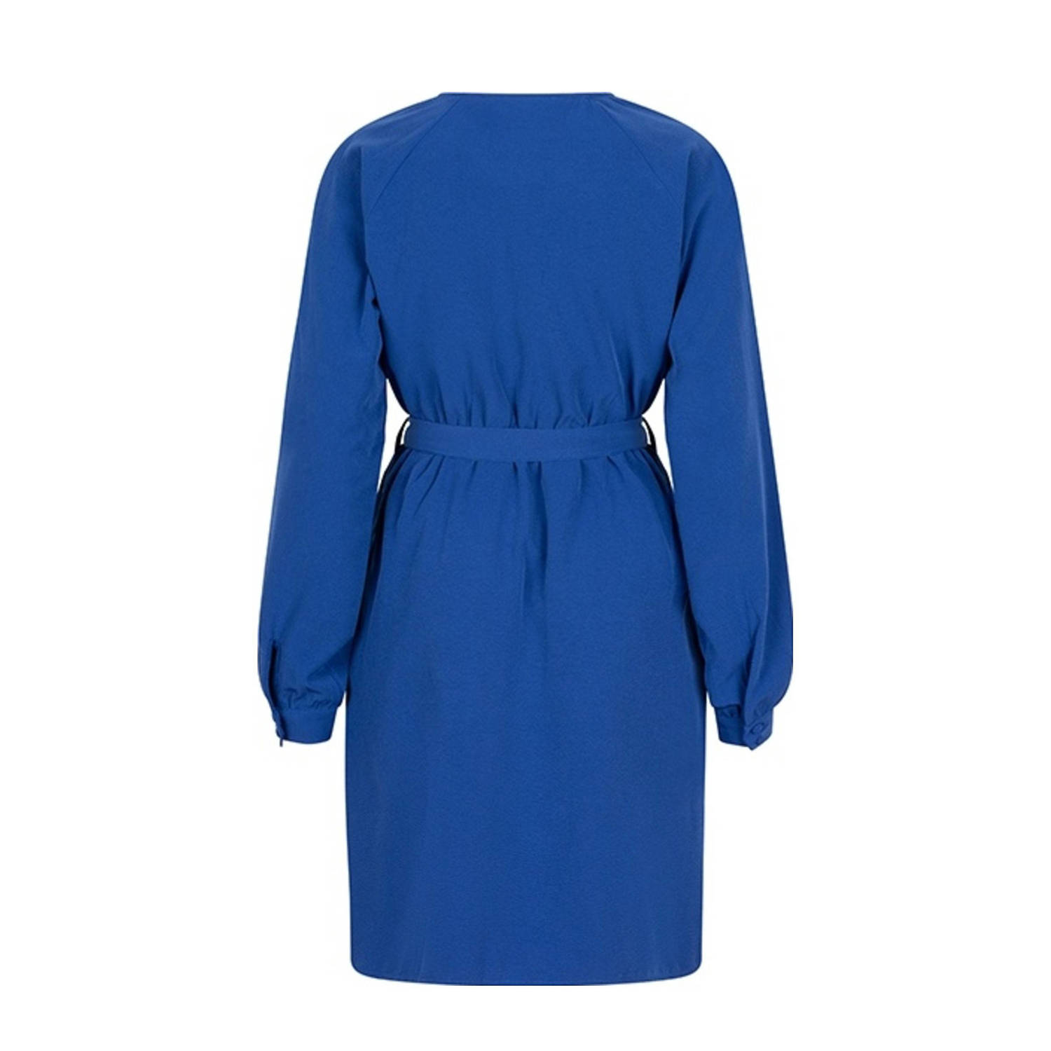 Lofty Manner wikkel- overslagjurken blauw