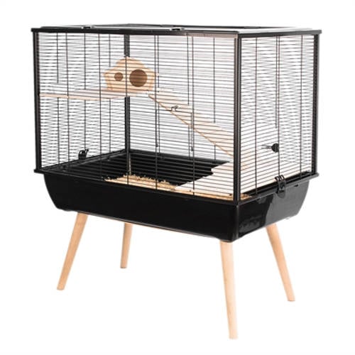 Zolux Knaagdierkooi Neo Silta Zwart 78X48X87 cm afbeelding