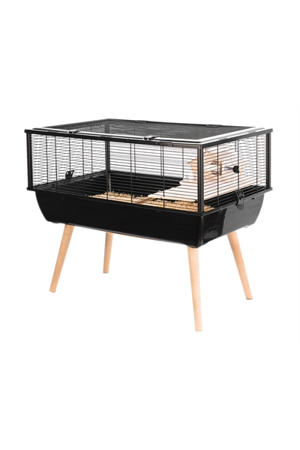 Knaagdierkooi Neo Nigha Zwart 78X48X64,5 cm