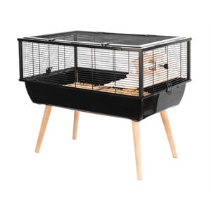 Knaagdierkooi Neo Nigha Zwart 78X48X64,5 cm