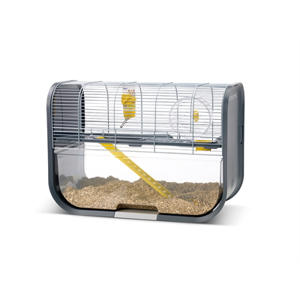 Hamsterkooi Geneva Antraciet / Zilver 60 x 29 x 44 cm