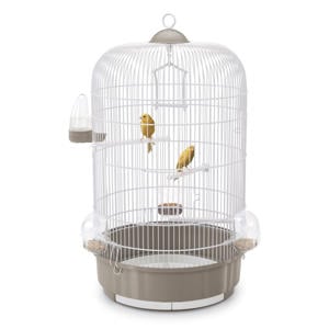 Vogelkooi Luna Taupe / Wit 64 x 40 x 40 cm