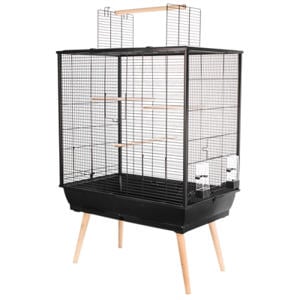 Vogelkooi Neo Jili Zwart 78X48X112 cm