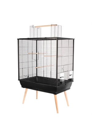 Vogelkooi Neo Jili Zwart 78X48X112 cm