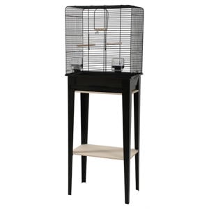 Vogelkooi Chic Loft Met Meubel Zwart 124 cm