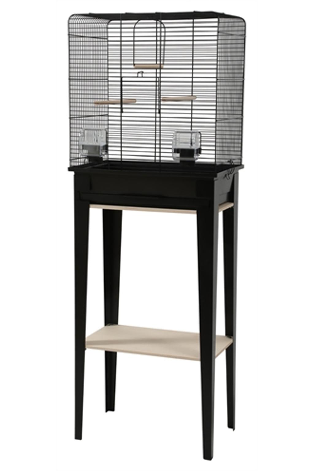 Zolux Vogelkooi Chic Loft Met Meubel Zwart 124 cm