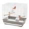 Imac Vogelkooi Irene 3 Taupe/Wit 51X30X48 cm