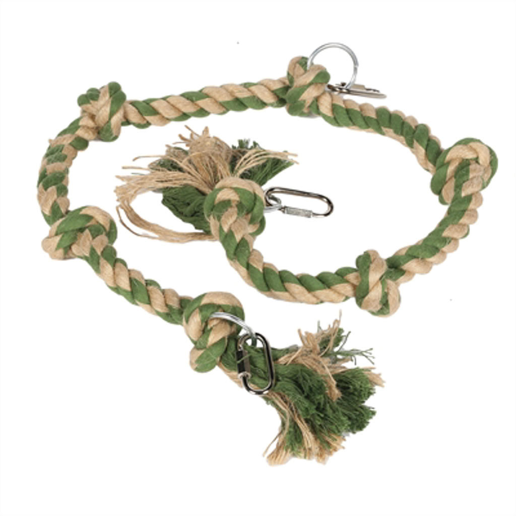 Happy Pet vogelspeelgoed touwbrug Nature First Perch 180 cm