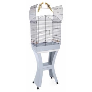 Vogelkooi Calla met Standaard Blauw/Grijs 62x43x78 cm
