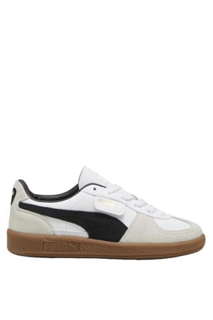 Palermo Lth sneakers wit/donkergrijs