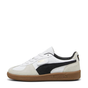 Palermo Lth sneakers wit/donkergrijs