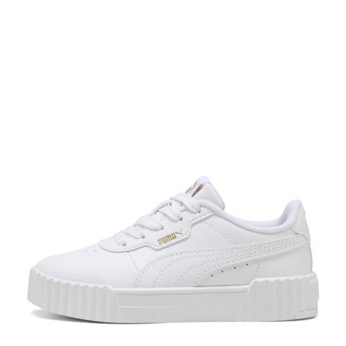 Puma Carina 3.0 sneakers wit/goud metallic afbeelding