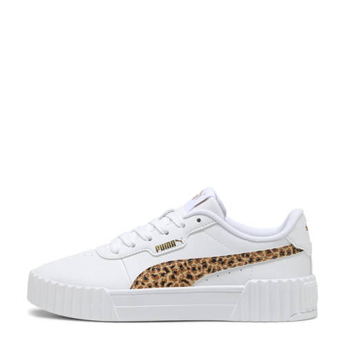 Puma Carina 3.0 Animal sneakers wit/zand/zwart afbeelding