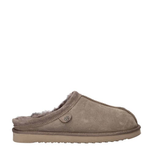 Rohde suède pantoffels taupe afbeelding