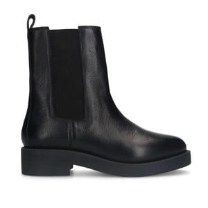 leren chelsea boots zwart