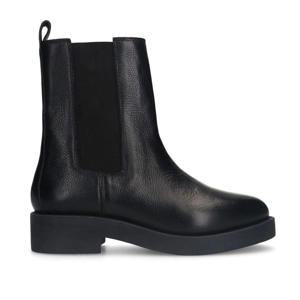 leren chelsea boots zwart