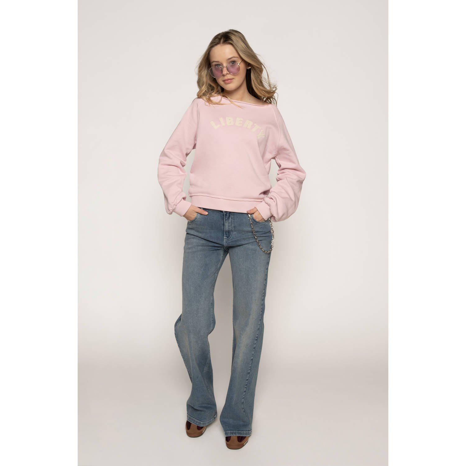 FRANKIE & LIBERTY Meisjes Truien & Vesten Rachel Sweatshirt Lichtroze