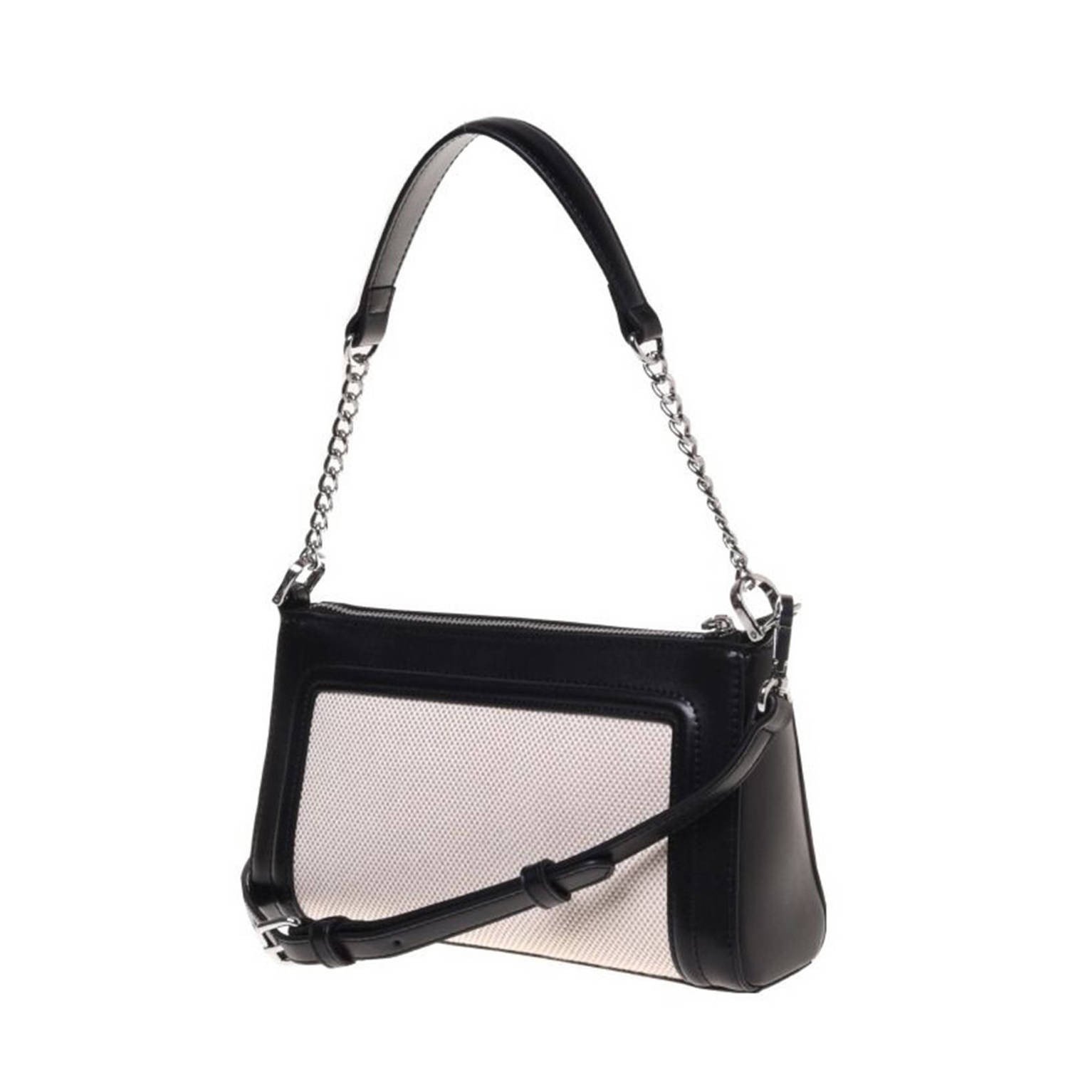Love Moschino schoudertas Graceful zwart ecru