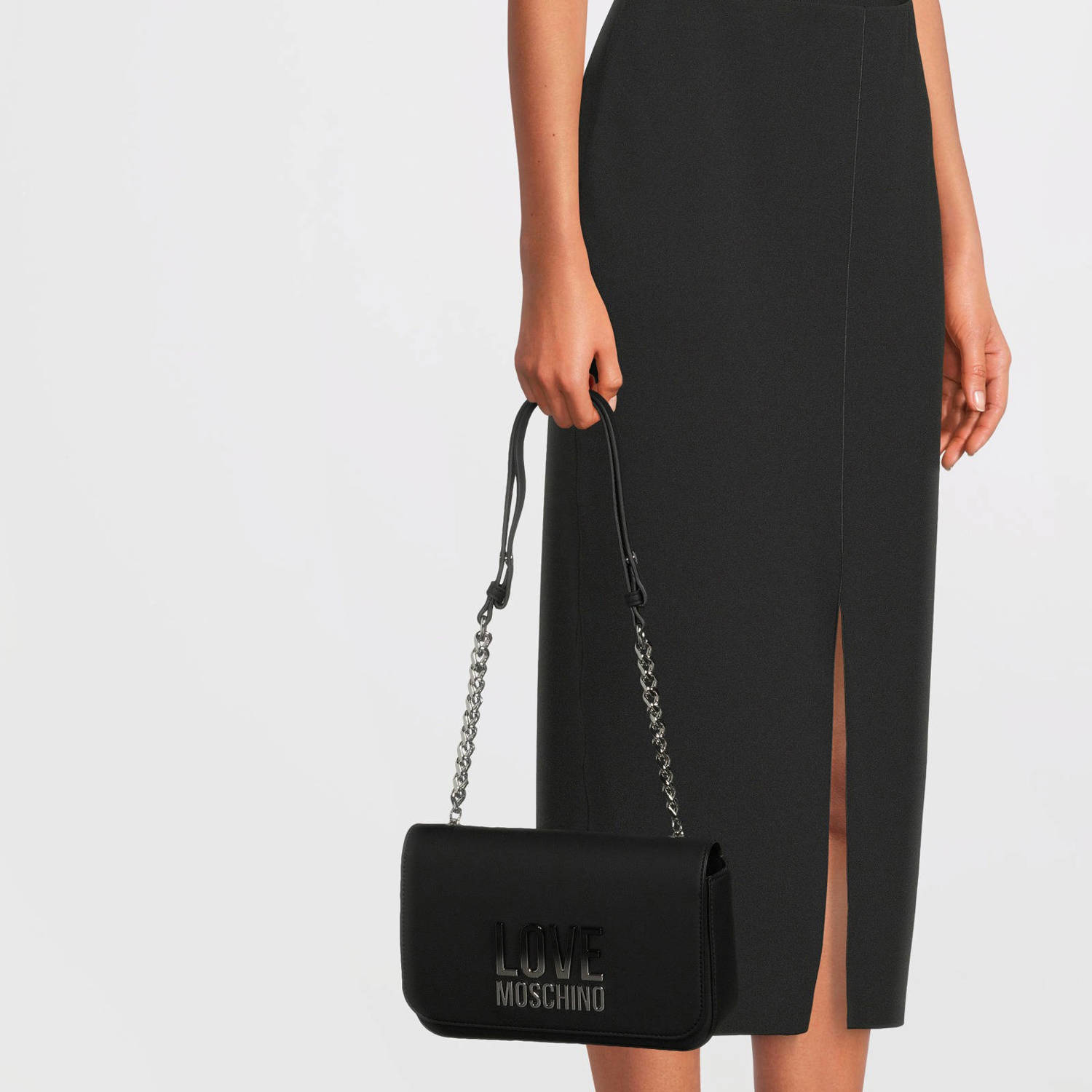 Love Moschino crossbody tas Prism zwart
