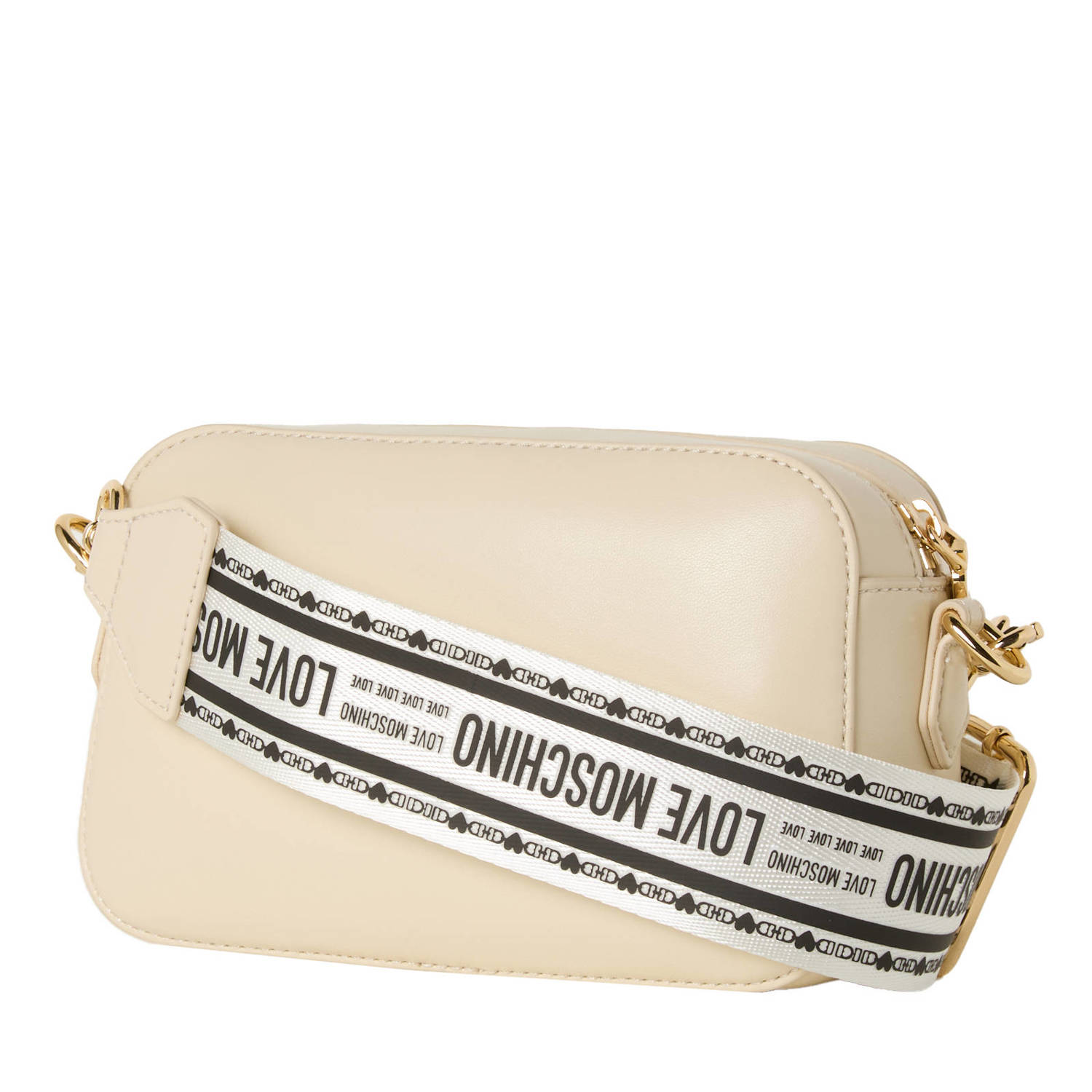 Love Moschino crossbody tas Ember ecru