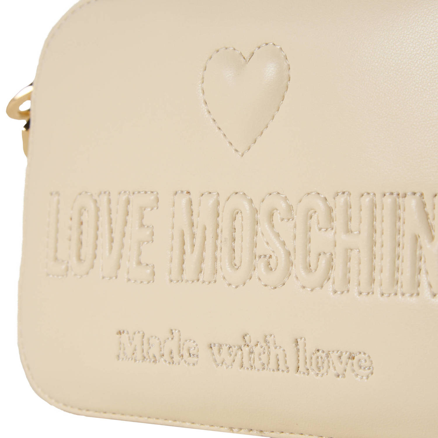 Love Moschino crossbody tas Ember ecru