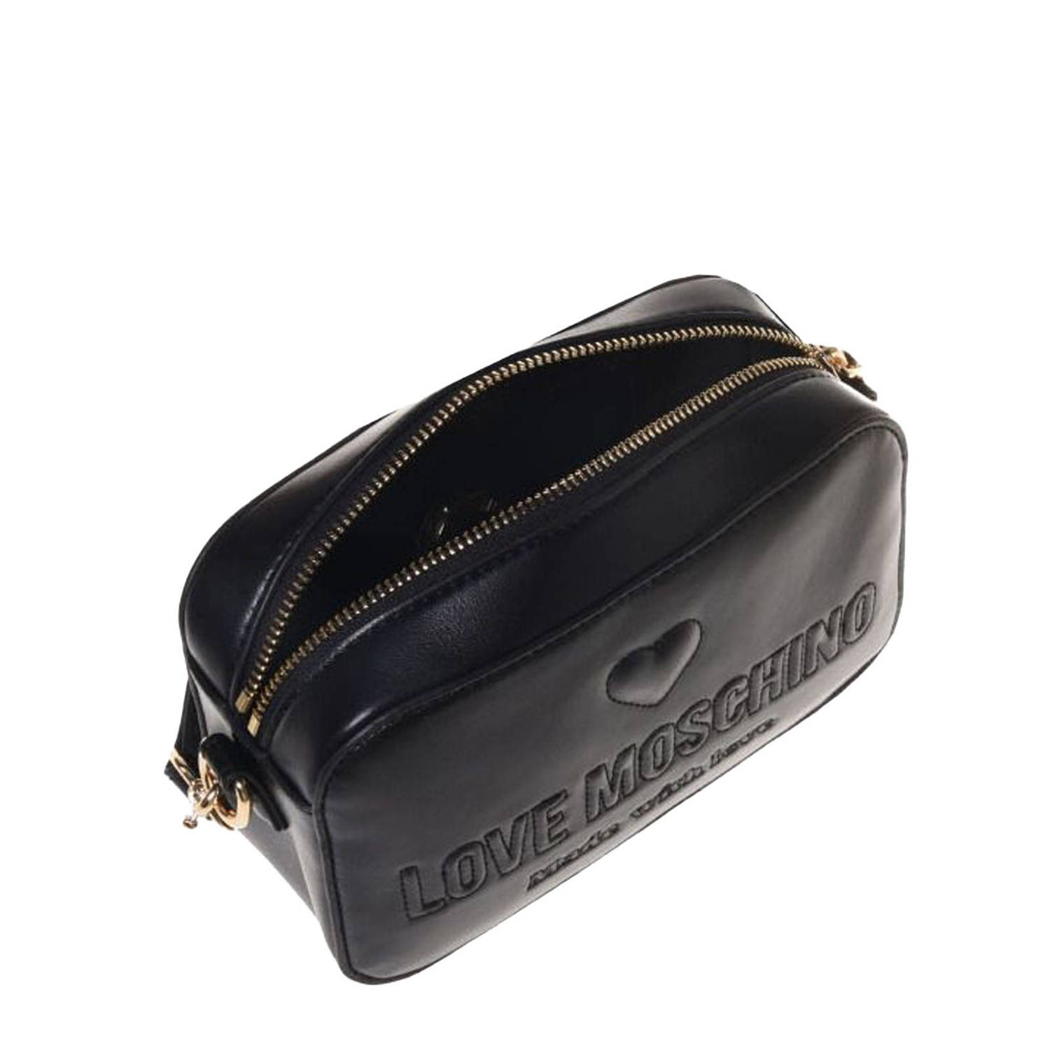Love Moschino crossbody tas Ember zwart