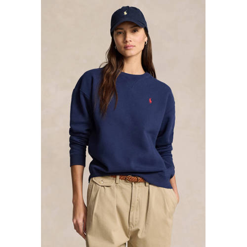 Polo Ralph Lauren trui met logo donkerblauw afbeelding