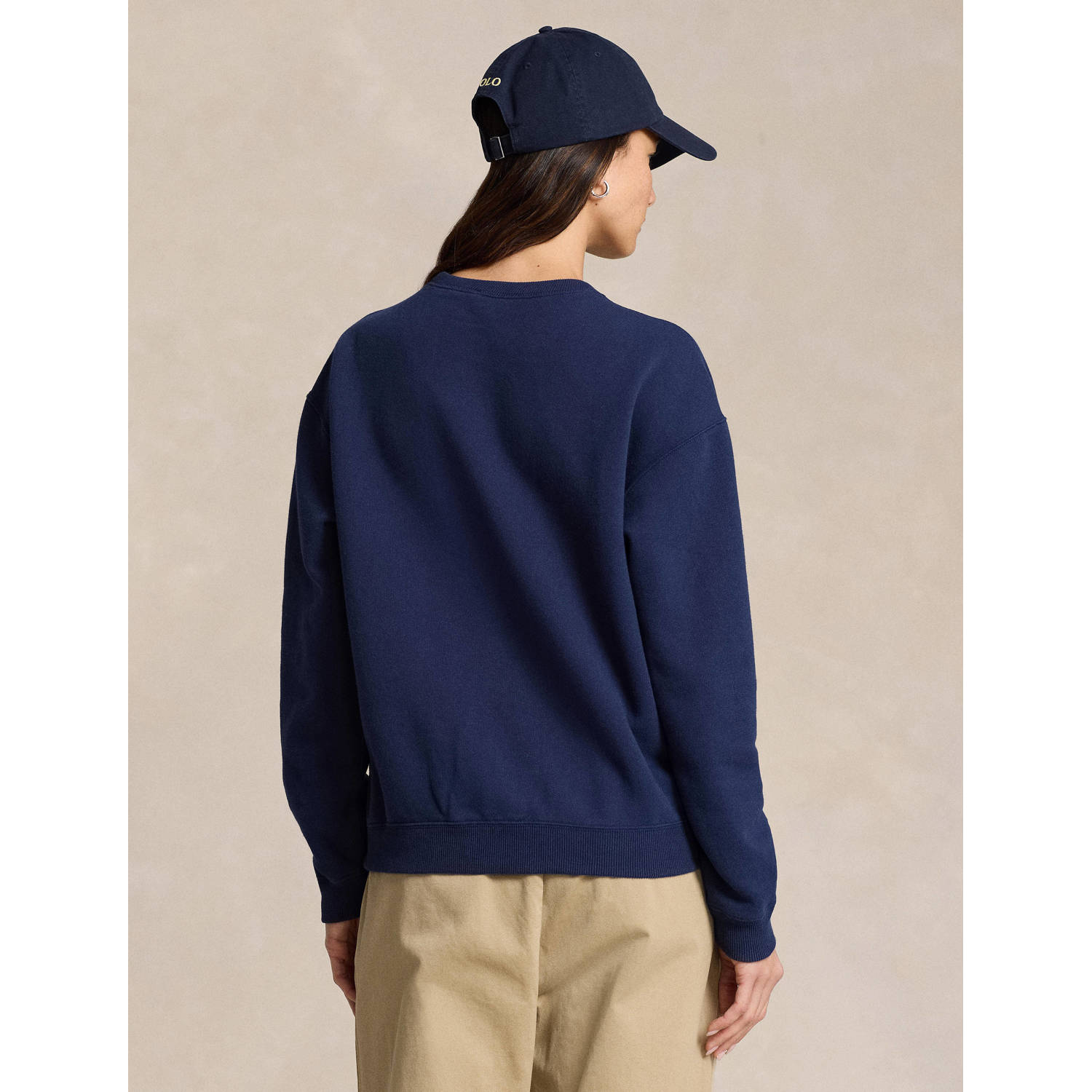 POLO Ralph Lauren trui met logo donkerblauw