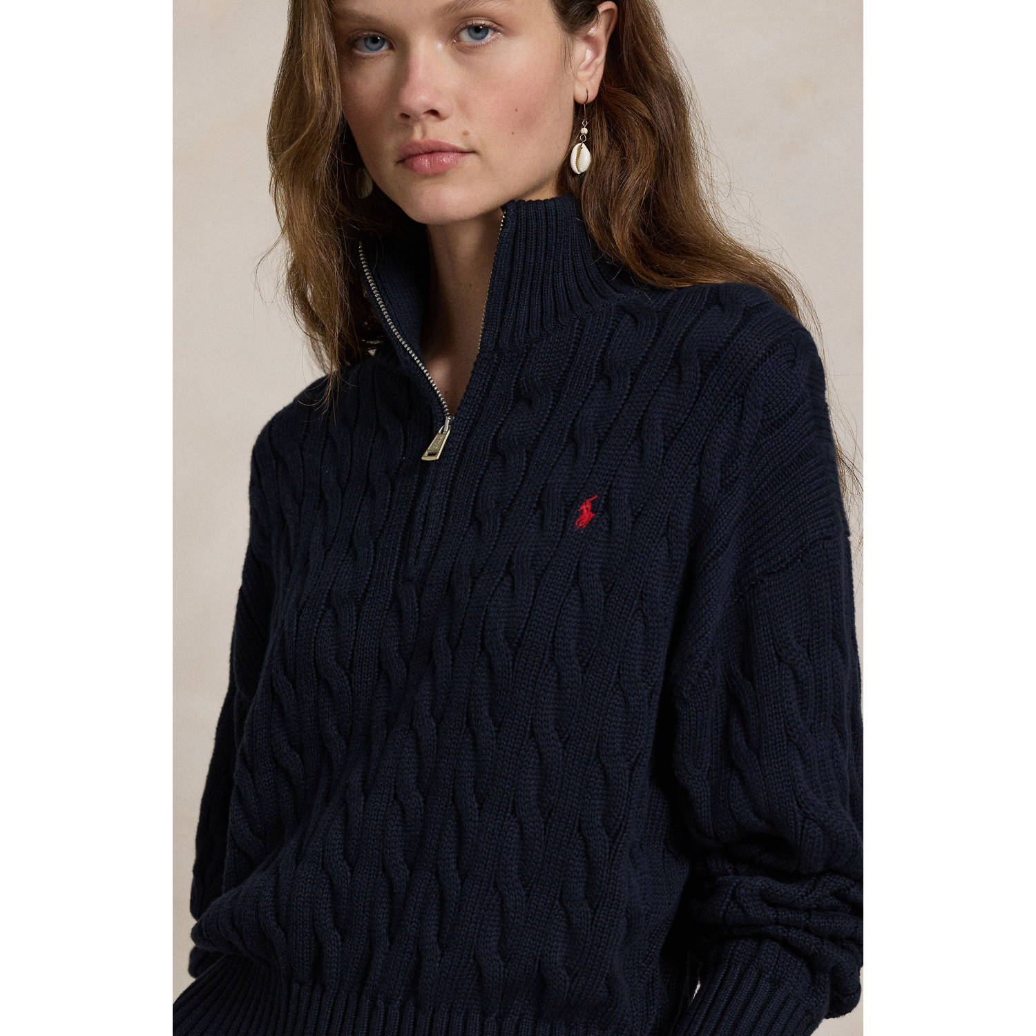 POLO Ralph Lauren gebreide trui donkerblauw