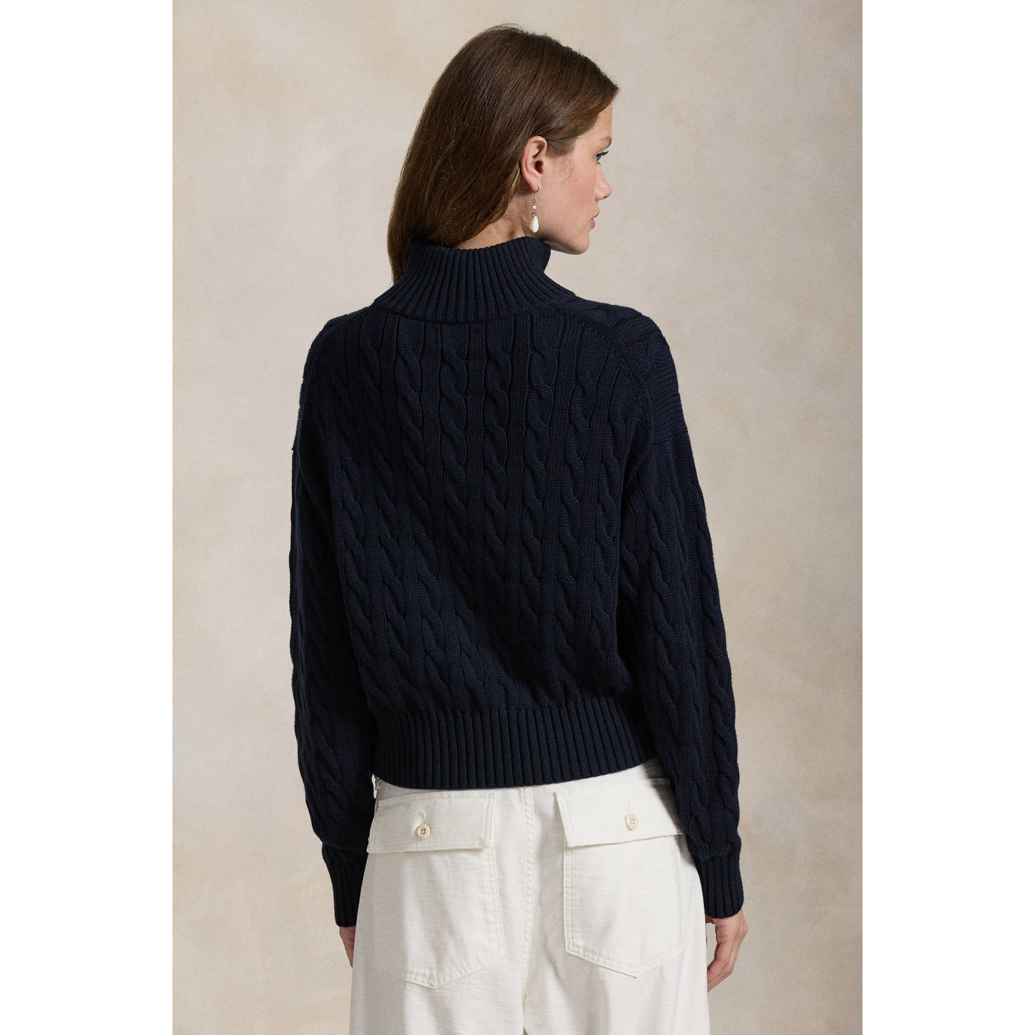 POLO Ralph Lauren gebreide trui donkerblauw