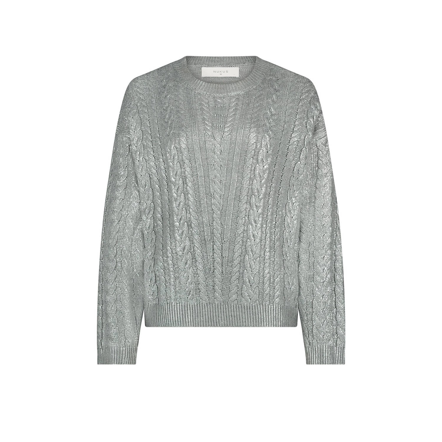 NUKUS Dames Truien & Vesten Carmel Pullover Zilver