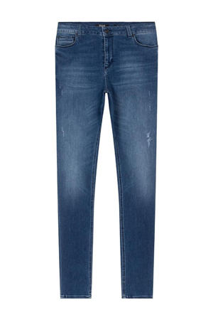 tapered fit jeans DEAN used dark denim