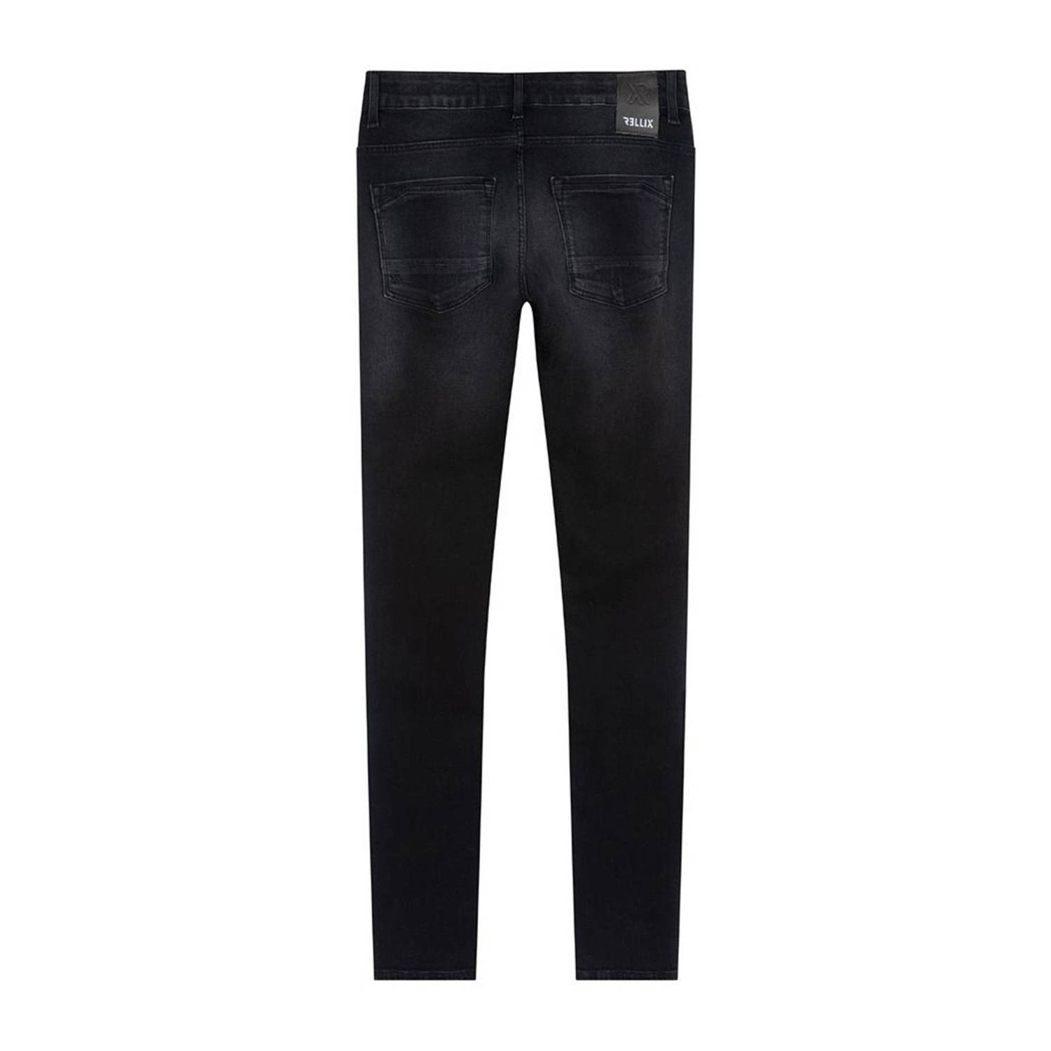 Rellix tapered fit jeans DEAN used black denim
