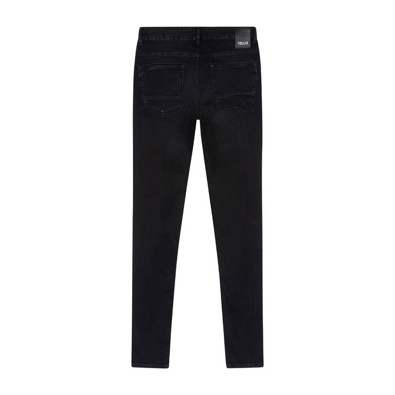 Rellix slim fit jeans BILLY black denim