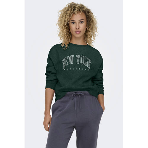 ONLY sweater donkergroen afbeelding
