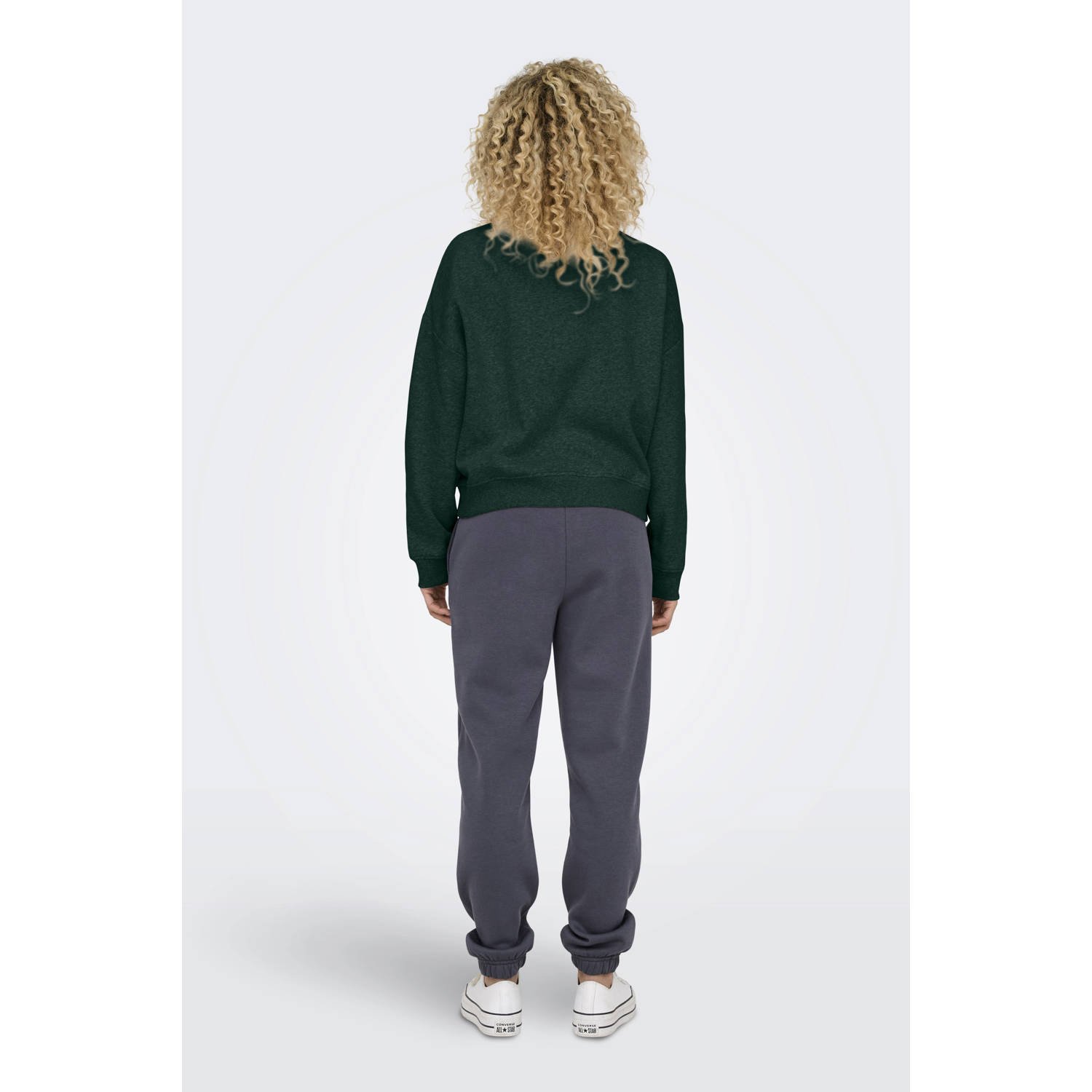 ONLY sweater donkergroen
